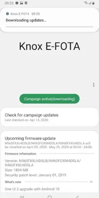 Knox E-FOTA android App screenshot 3